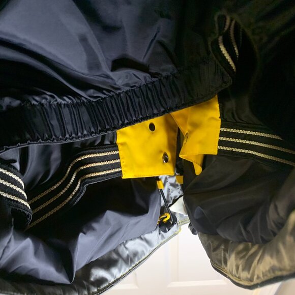 Vintage Men's Phenix Snowboarding Jacket Size L Yellow Full Zip Adj Cuffs Skiing - Picture 7 of 16